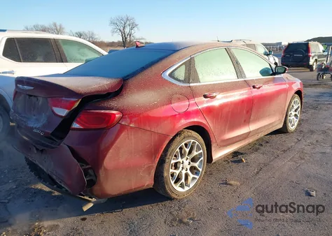 2016 Chrysler 200 C из США, поврежденный, VIN 1C3CCCEG3GN100655